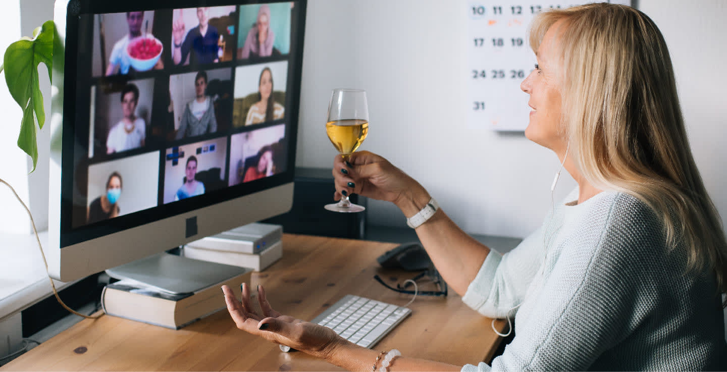 Virtual happy hour