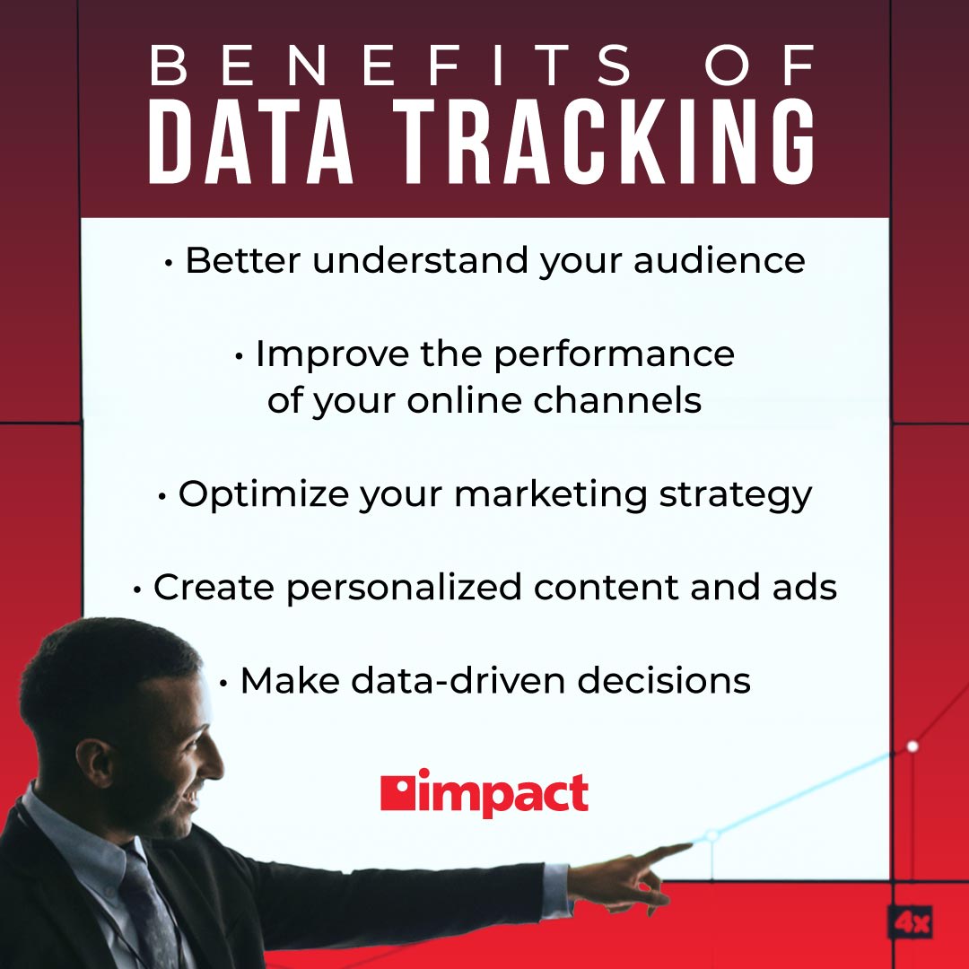 Benefits of data tracking | infographic